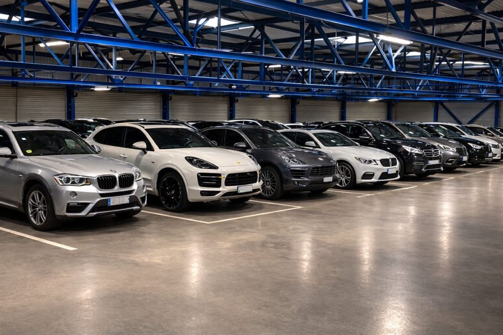 place de parking (intérieur service voiturier)